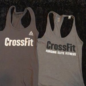 TWO medium Reebok Crossfit Tanks